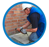 Rising damp control damp proof injection North East