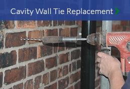 Cavity wall tie replacement services North East